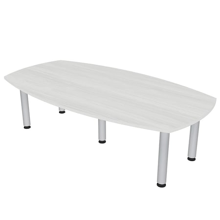 Skutchi Designs 45 in W, 84 in L, 29 in H, Engineered Wood Top, White HAR-ABOT-46X84-PT-WC